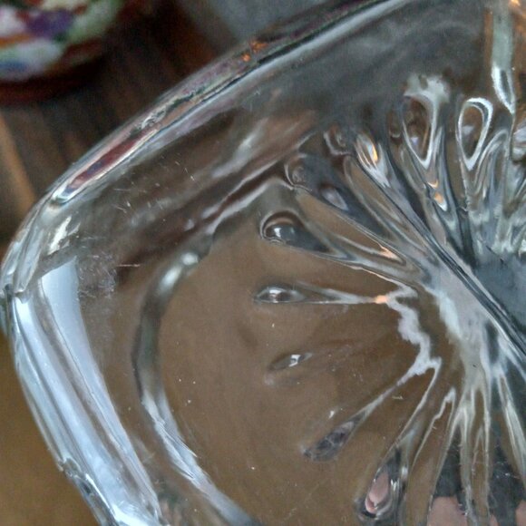 Vintage Anchor Hocking Clear Starburst Pattern Square Pitcher - Picture 12 of 16